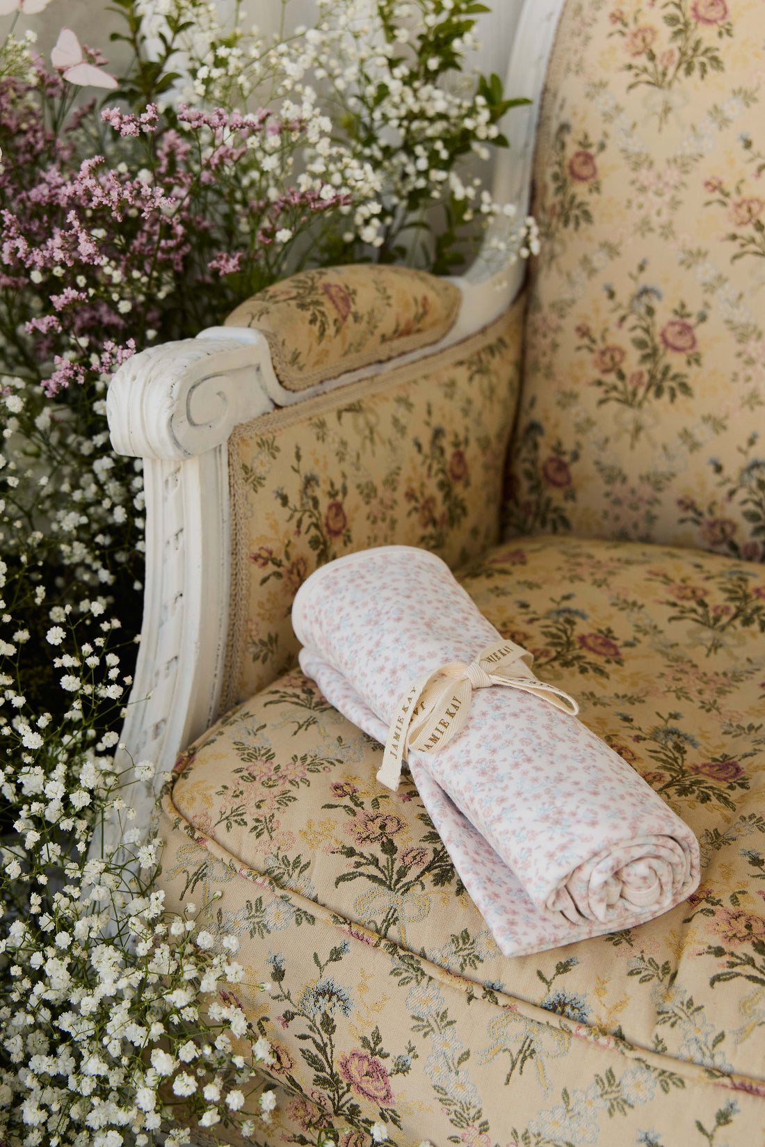 Organic Cotton Murphy Wrap - Posy Milk Childrens Blanket from Jamie Kay NZ