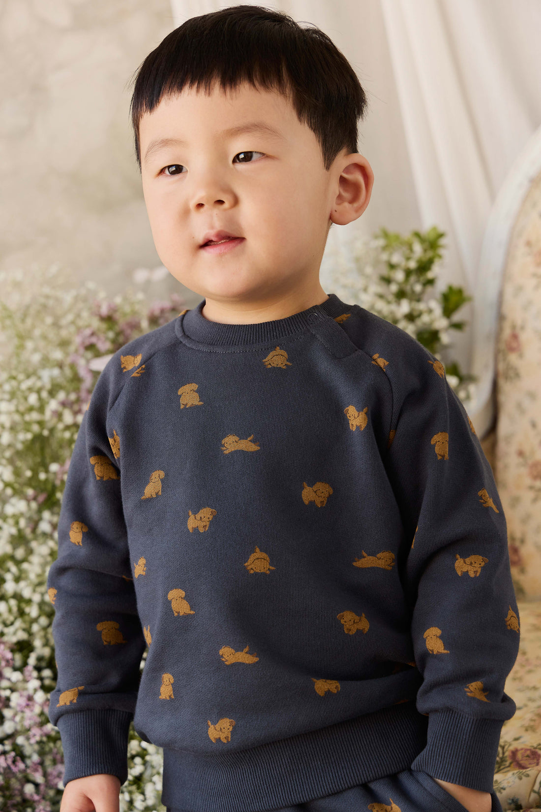 Organic Cotton Flynn Sweatshirt - Playful Milo Captain Childrens Sweatshirting from Jamie Kay NZ