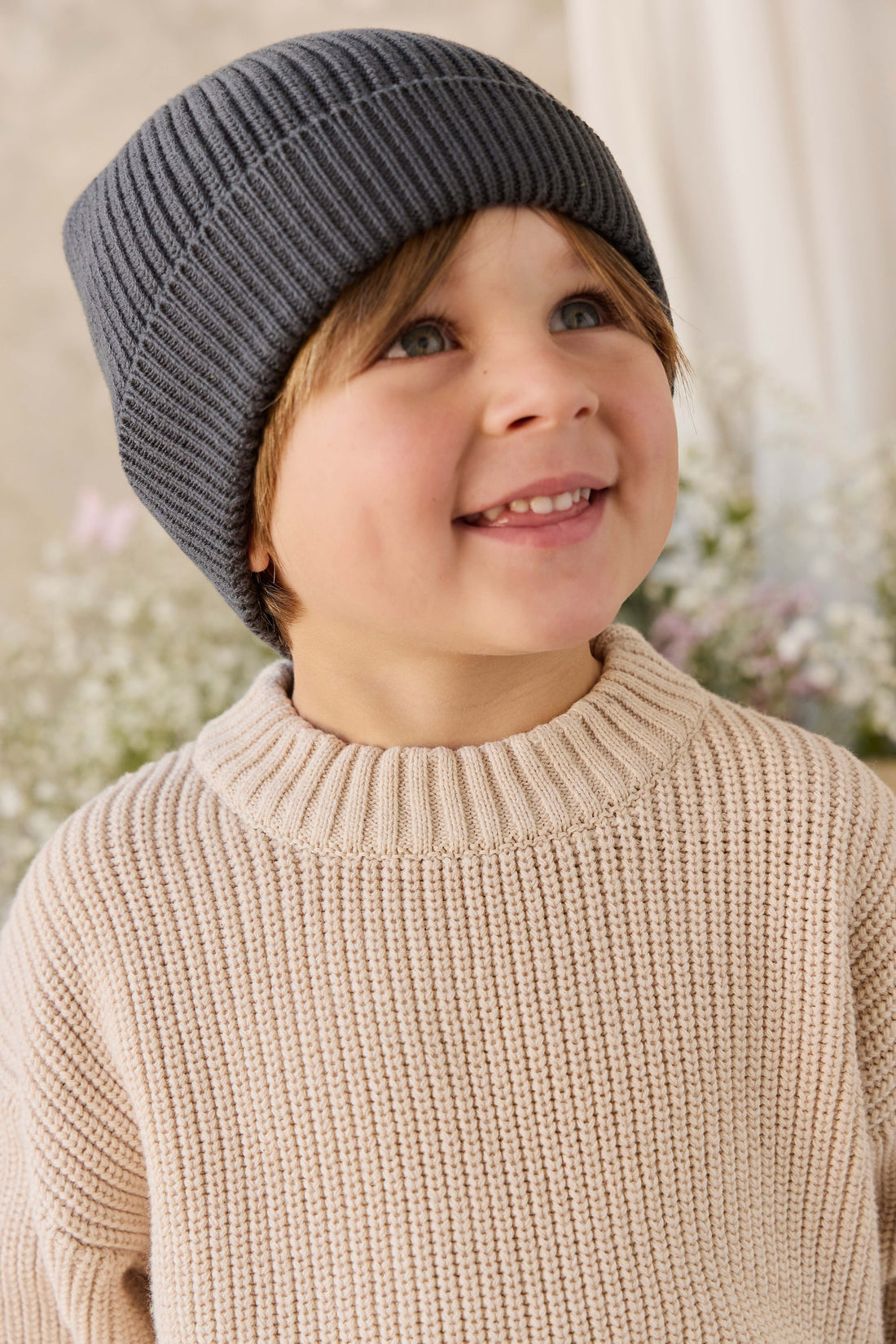 Johan Jumper - Vintage Linen Childrens Jumper from Jamie Kay NZ