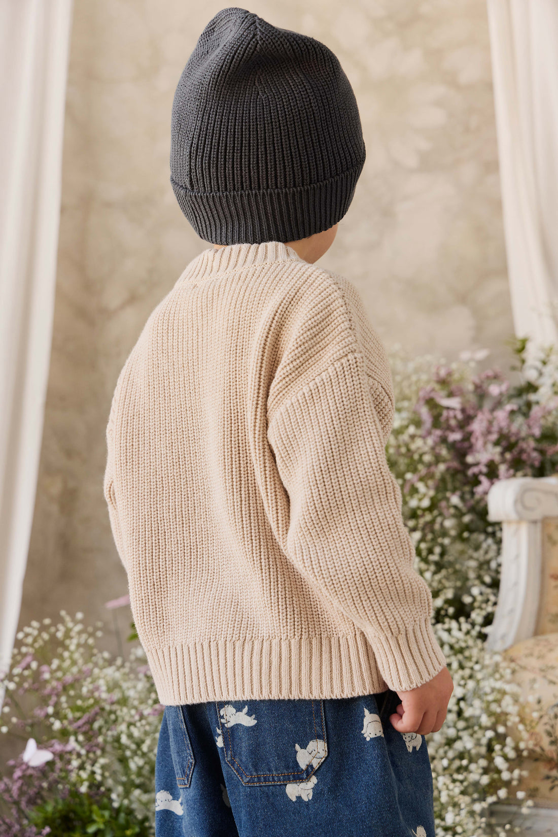 Johan Jumper - Vintage Linen Childrens Jumper from Jamie Kay NZ