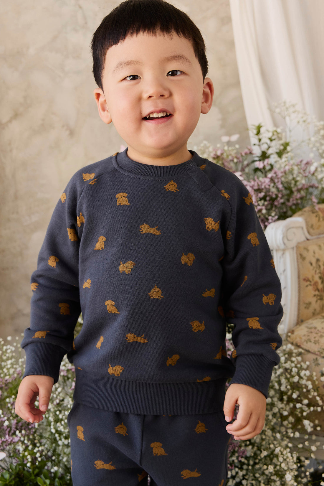Organic Cotton Flynn Sweatshirt - Playful Milo Captain Childrens Sweatshirting from Jamie Kay NZ