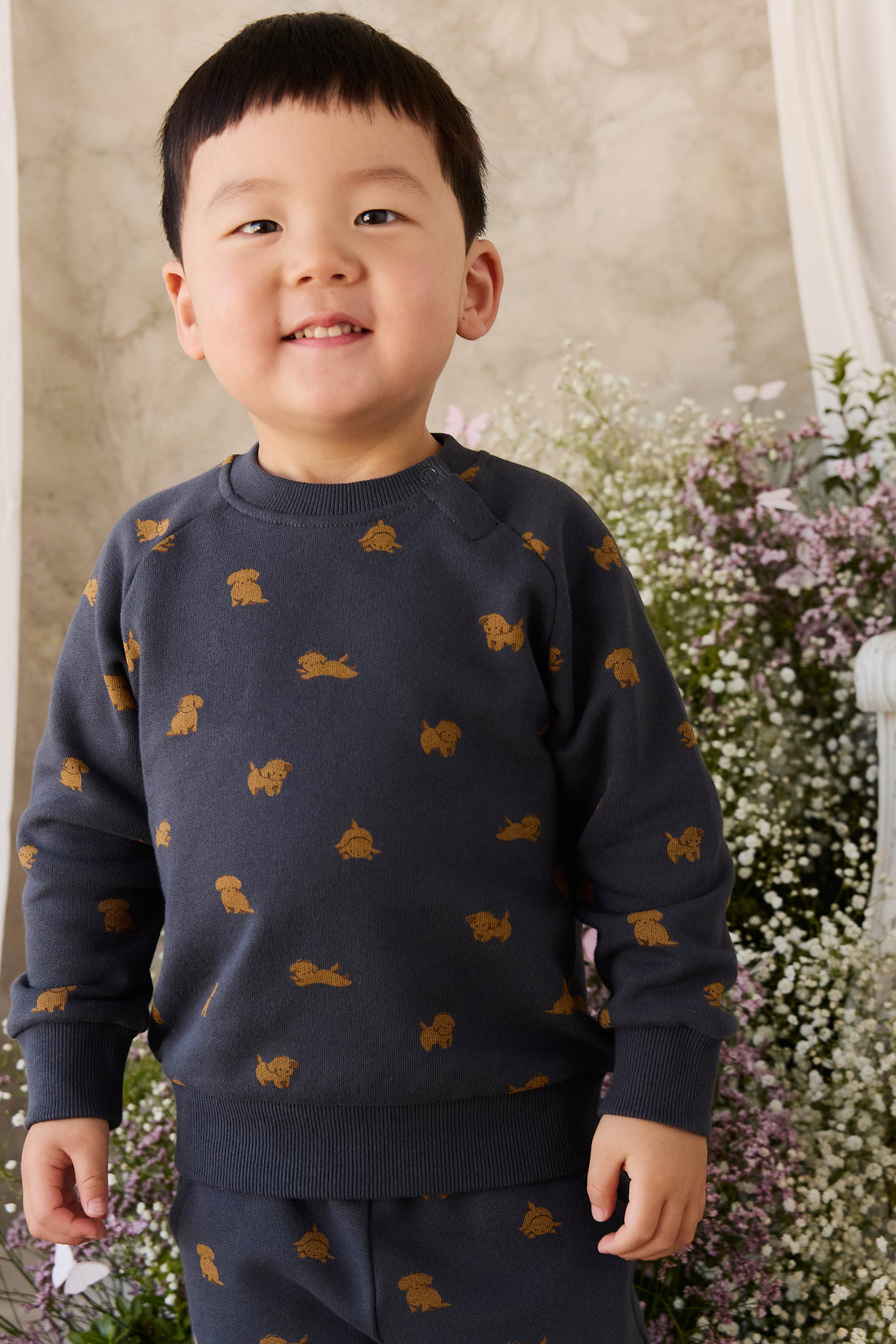 Organic Cotton Flynn Sweatshirt - Playful Milo Captain Childrens Sweatshirting from Jamie Kay NZ