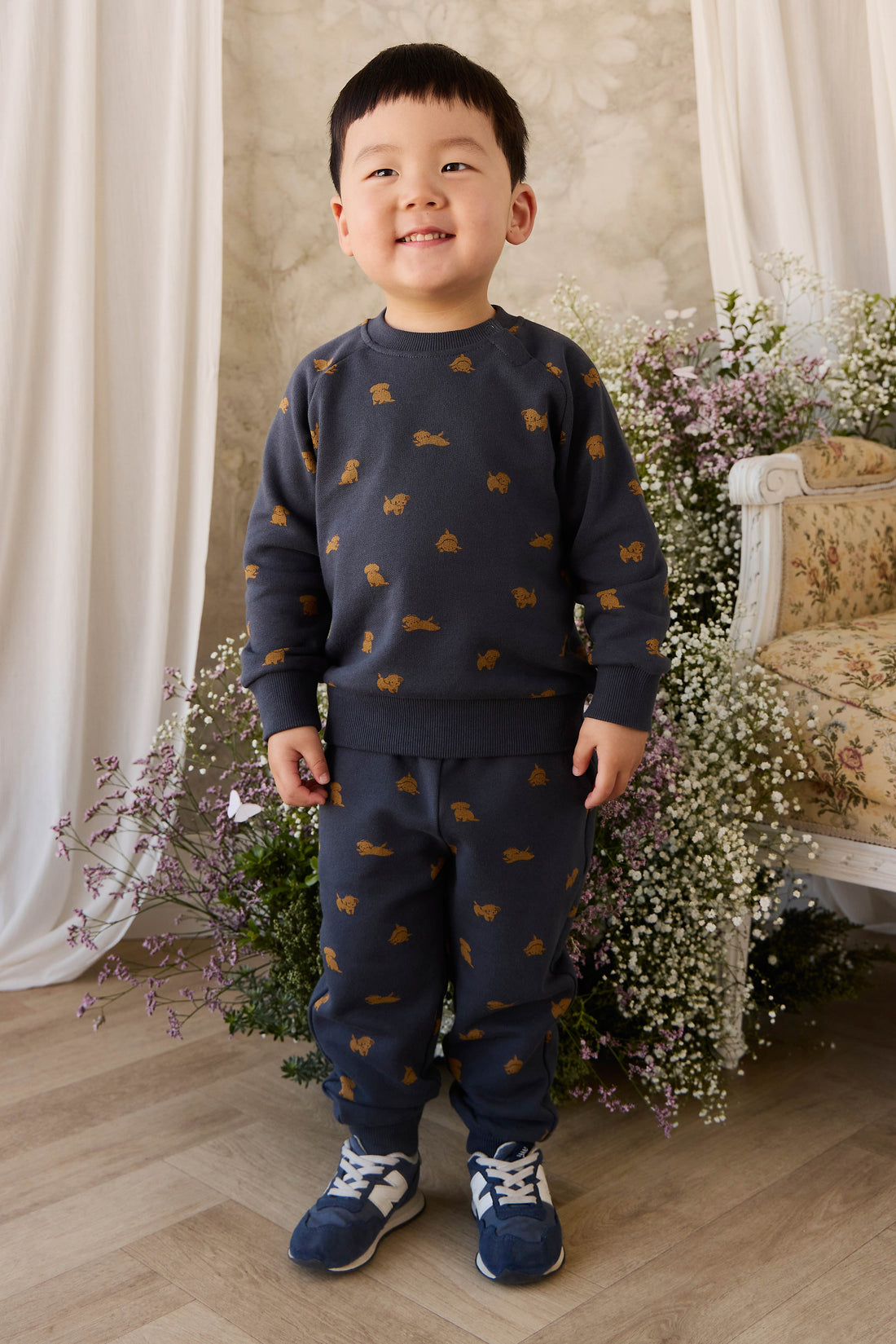 Organic Cotton Flynn Sweatshirt - Playful Milo Captain Childrens Sweatshirting from Jamie Kay NZ