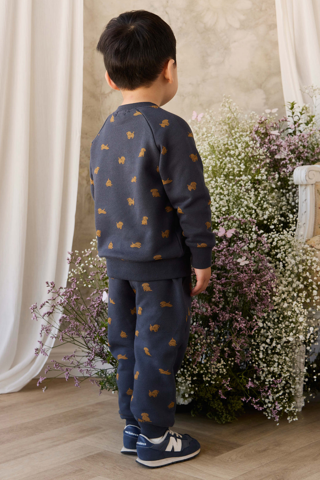 Organic Cotton Nash Track Pant - Playful Milo Captain Childrens Pant from Jamie Kay NZ