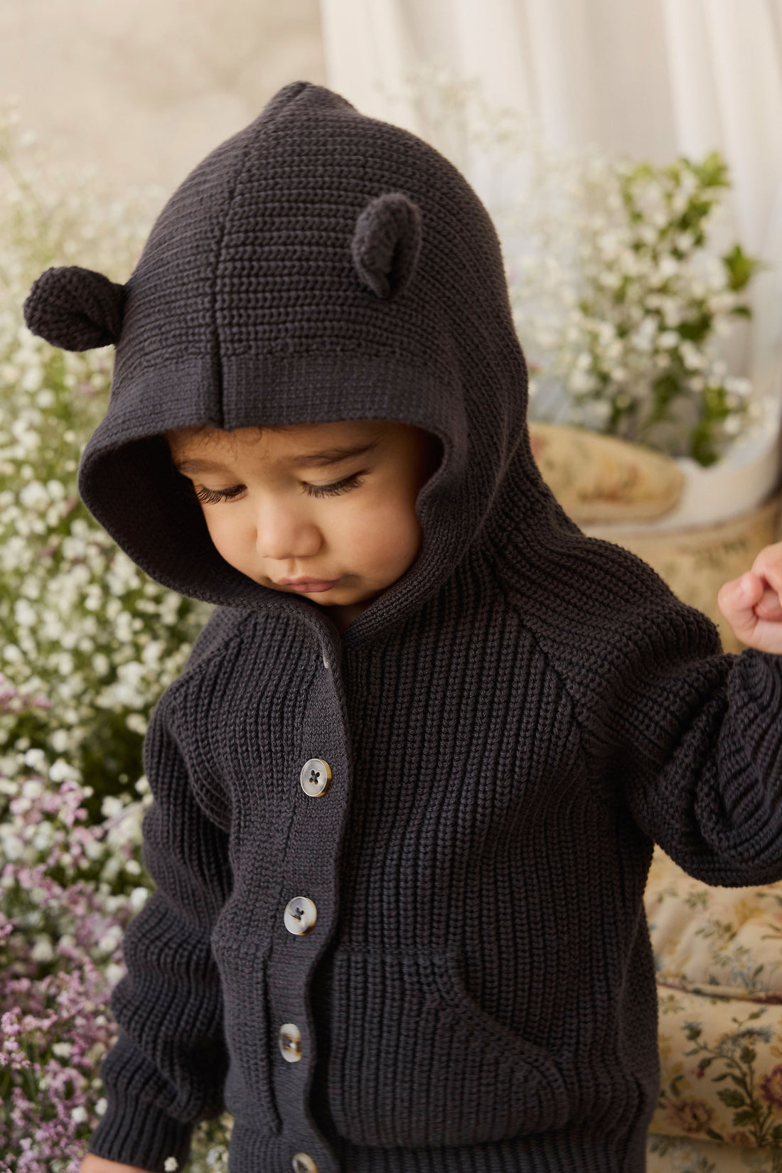 Bear Cardigan - Comet Childrens Cardigan from Jamie Kay NZ