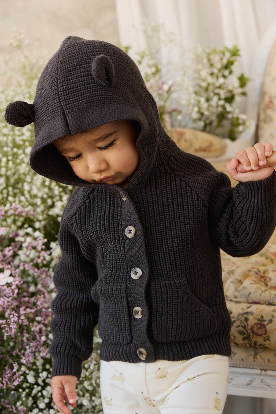 Bear Cardigan - Comet Childrens Cardigan from Jamie Kay NZ