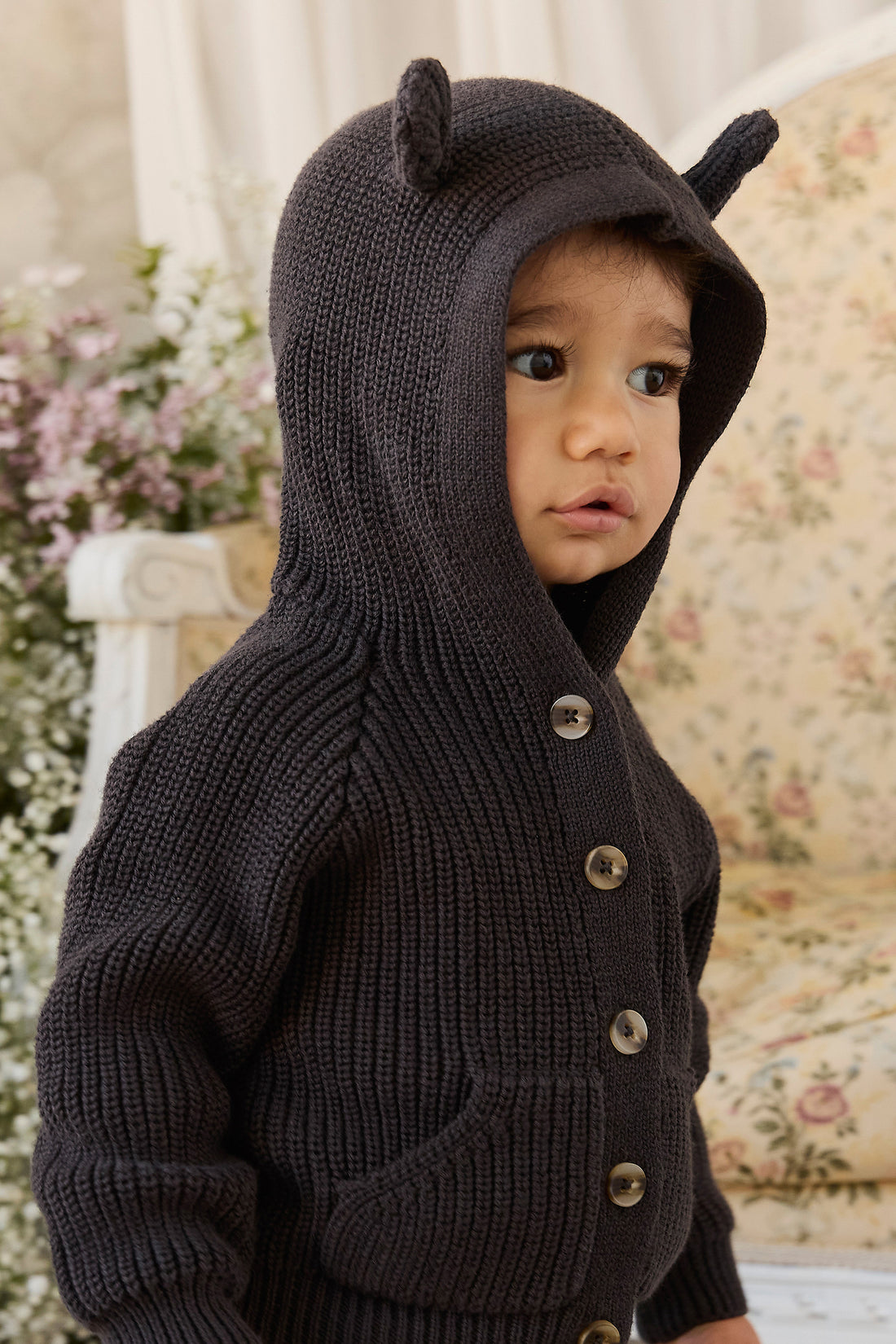 Bear Cardigan - Comet Childrens Cardigan from Jamie Kay NZ
