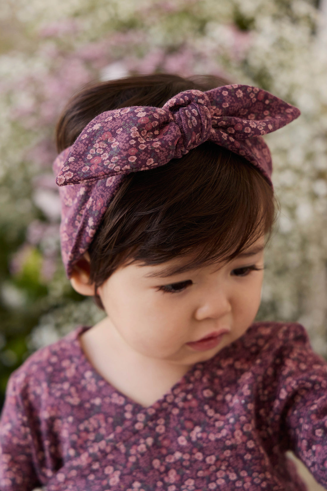 Organic Cotton Headband - Fig Floral Childrens Headband from Jamie Kay NZ
