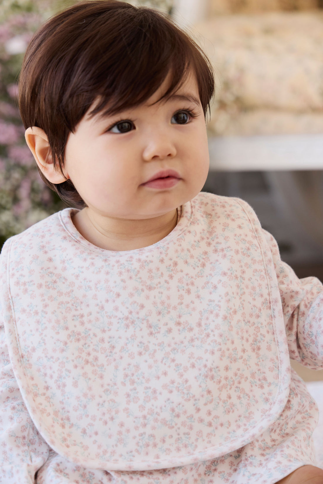 Organic Cotton Bib - Posy Milk Childrens Bib from Jamie Kay NZ