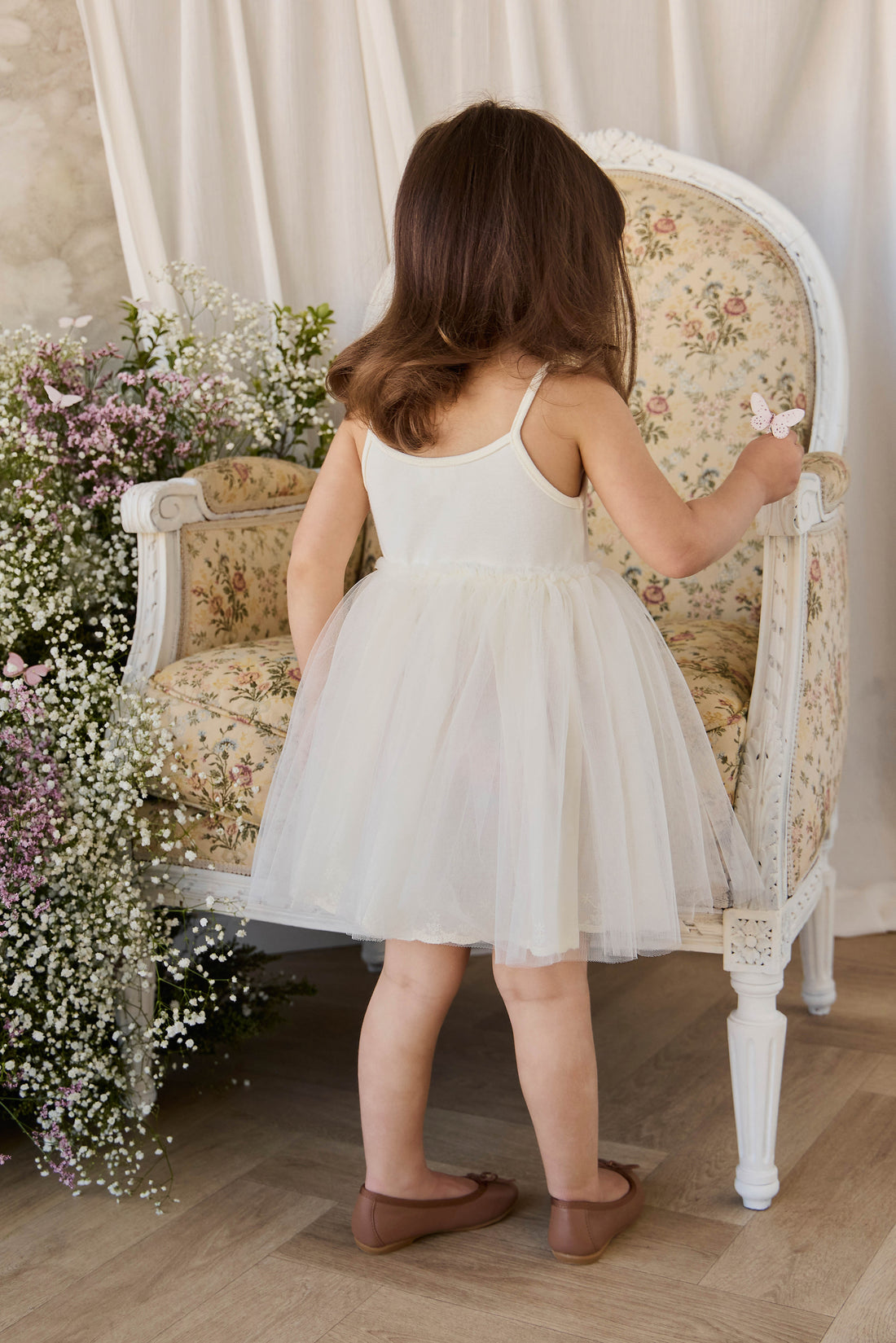 Leonie Dress - Parchment Childrens Dress from Jamie Kay NZ
