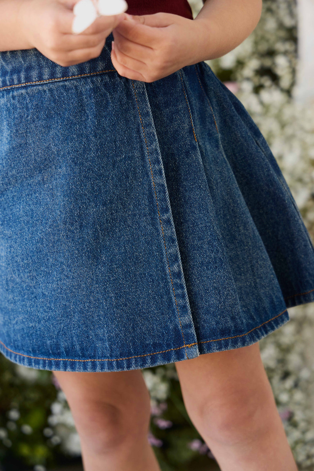 Beatrice Skirt - Classic Denim Childrens Skirt from Jamie Kay NZ