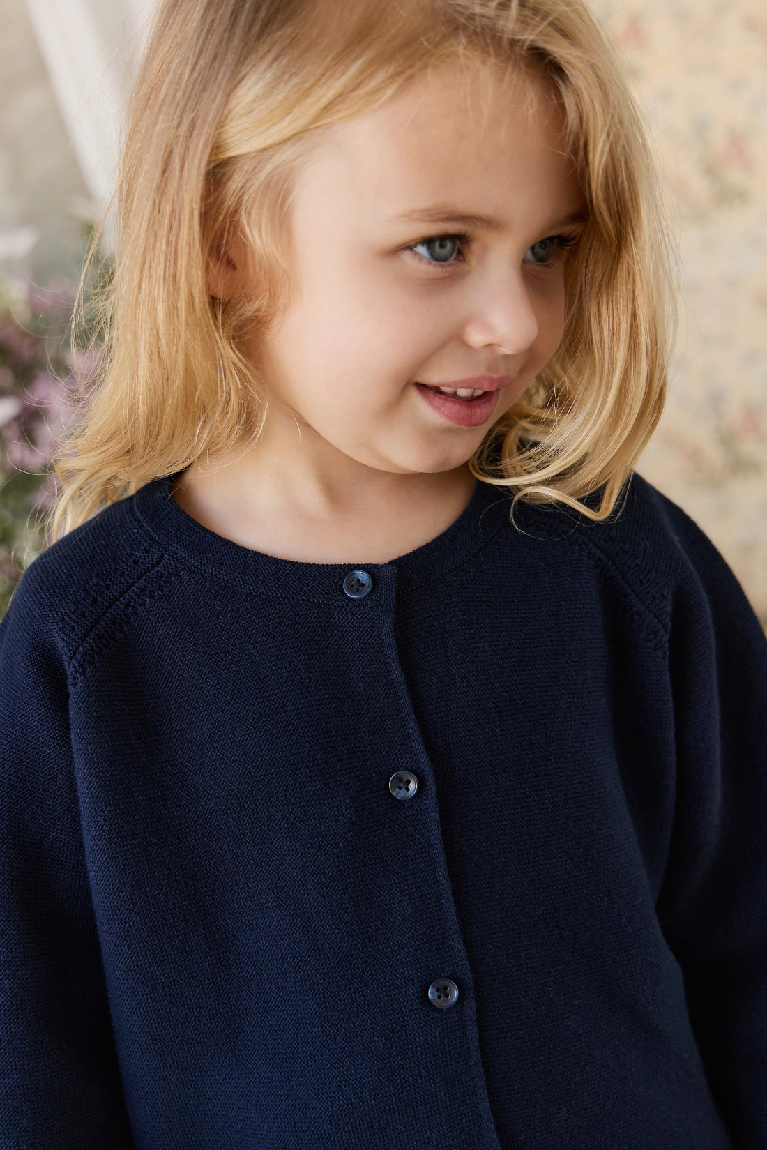 Delaney Knitted Cardigan - Starry Night Childrens Cardigan from Jamie Kay NZ