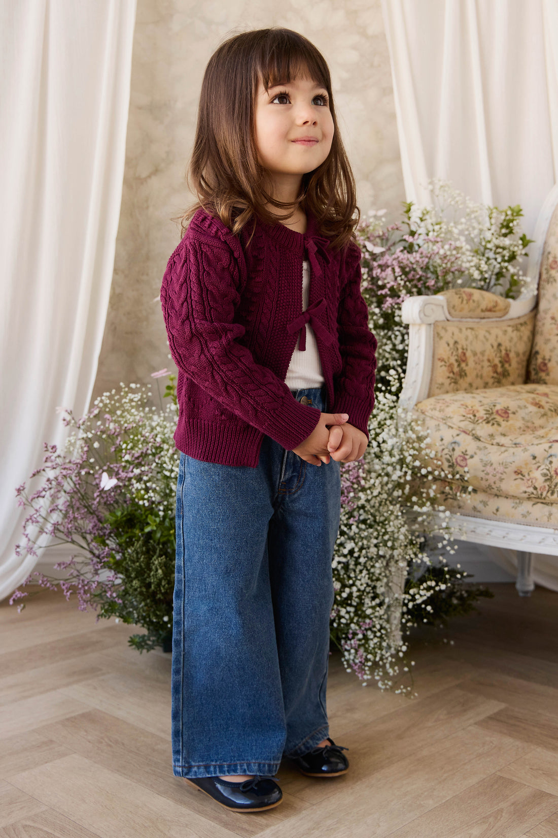 Beatrice Pant - Classic Denim Childrens Pant from Jamie Kay NZ