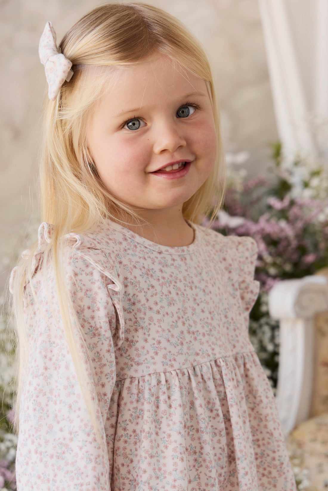 Organic Cotton Frankie Dress - Posy Milk Childrens Dress from Jamie Kay NZ