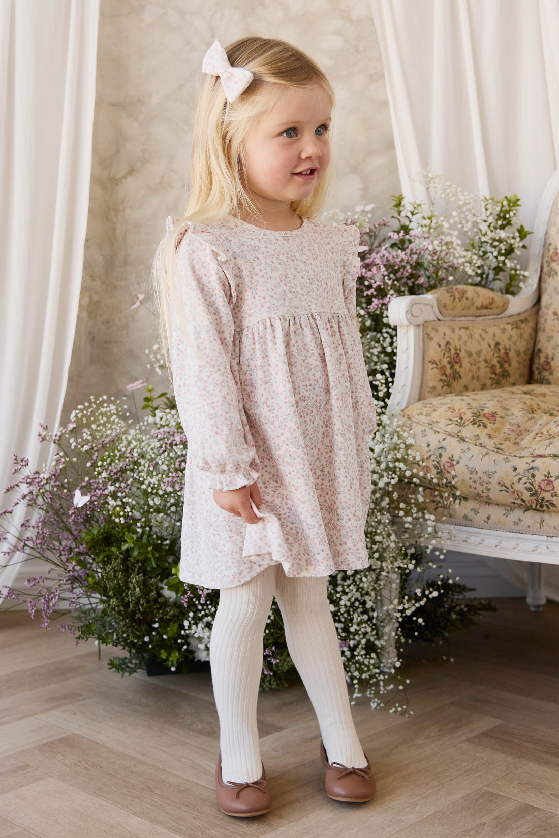 Organic Cotton Frankie Dress - Posy Milk Childrens Dress from Jamie Kay NZ