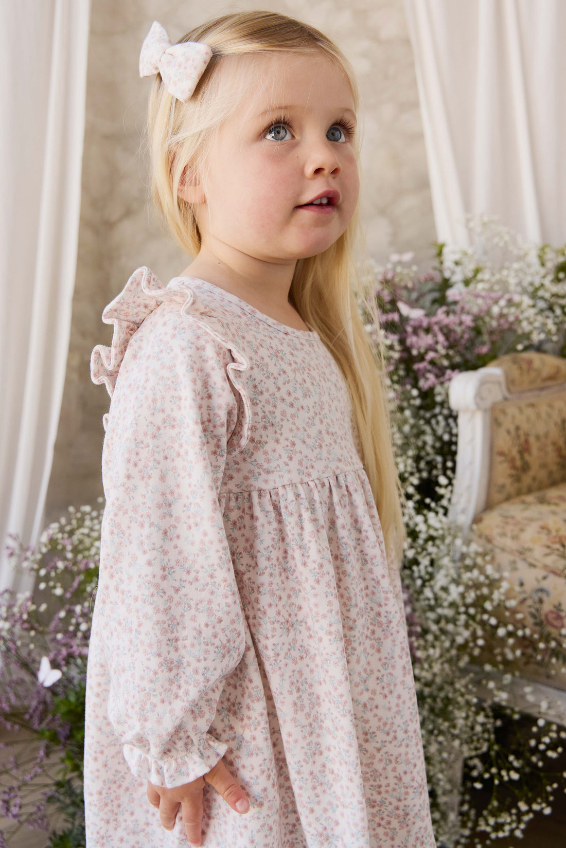 Organic Cotton Frankie Dress - Posy Milk Childrens Dress from Jamie Kay NZ