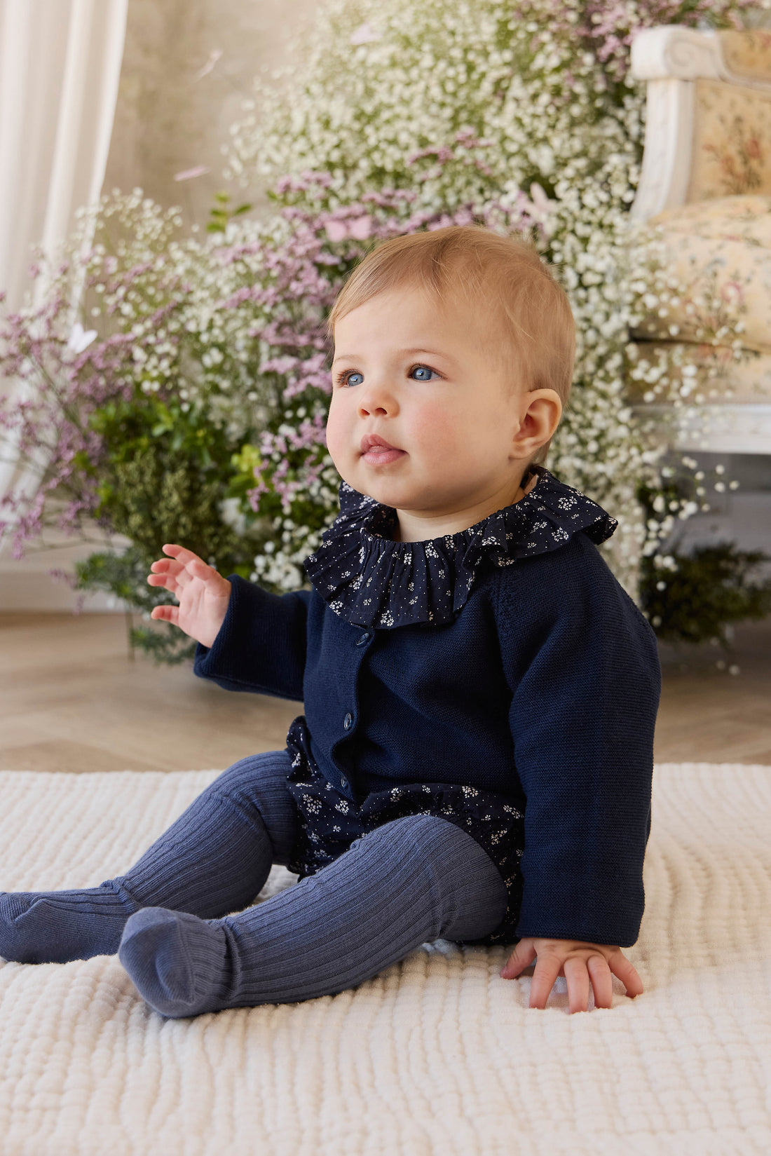 Ribbed Tight - Bastille Childrens Tights from Jamie Kay NZ