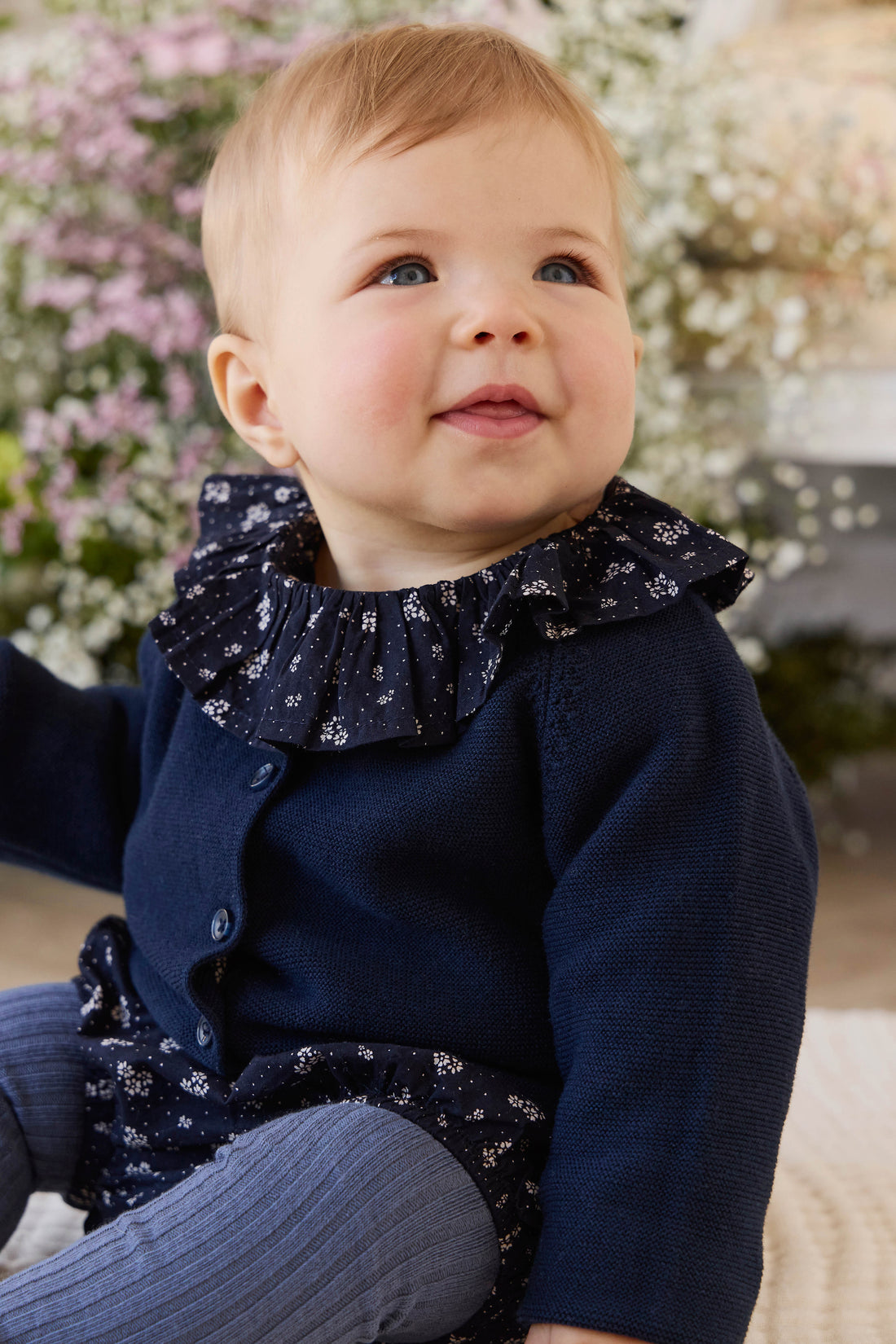 Delaney Knitted Cardigan - Starry Night Childrens Cardigan from Jamie Kay NZ