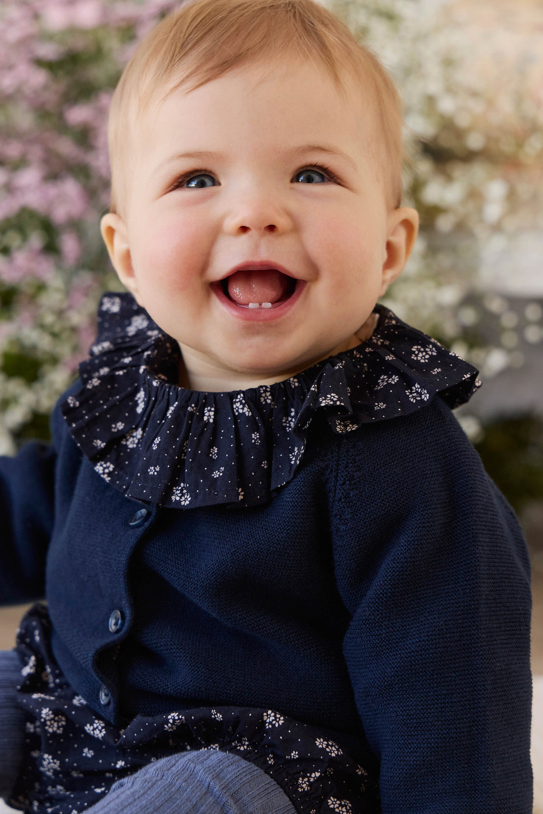 Delaney Knitted Cardigan - Starry Night Childrens Cardigan from Jamie Kay NZ