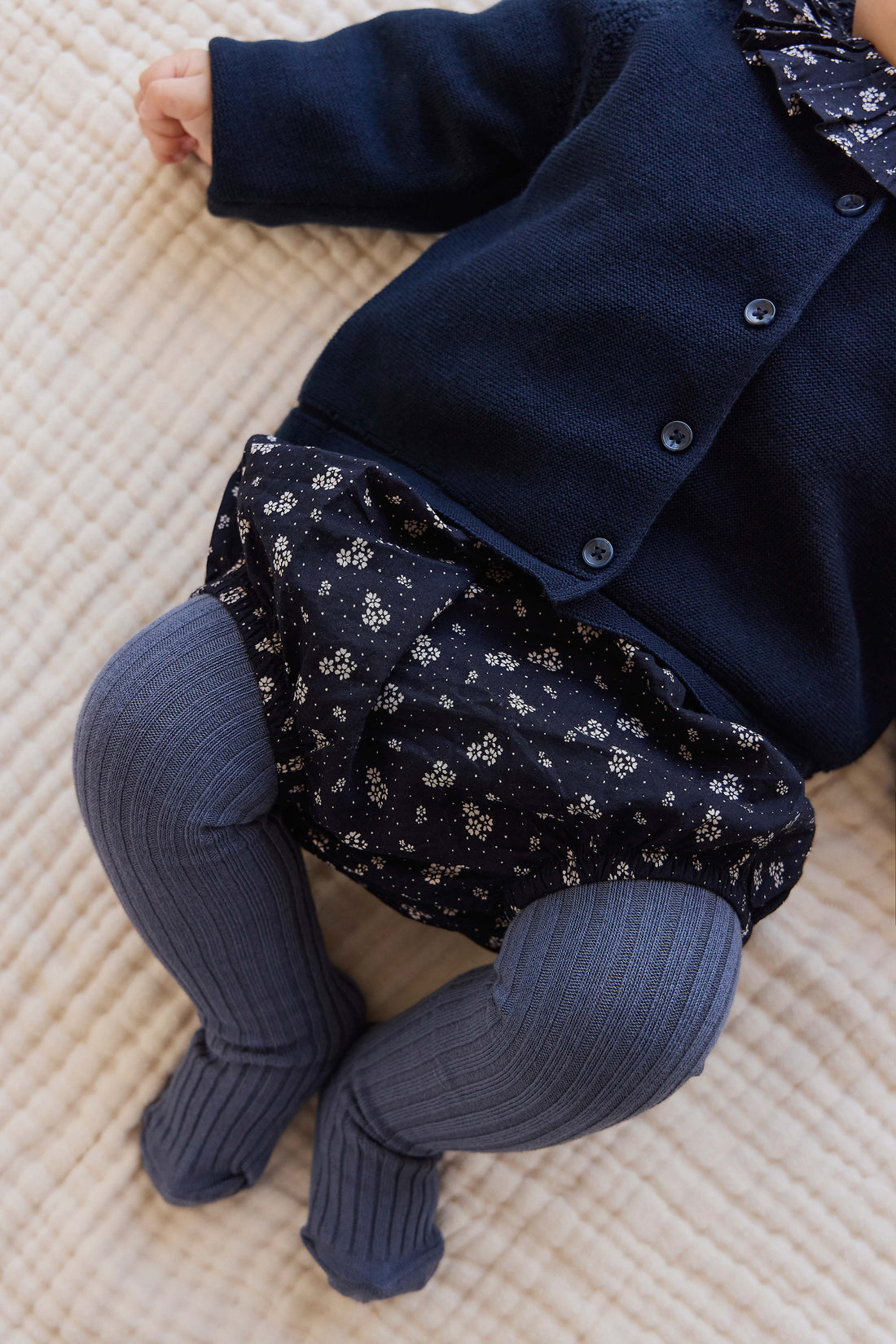 Ribbed Tight - Bastille Childrens Tights from Jamie Kay NZ