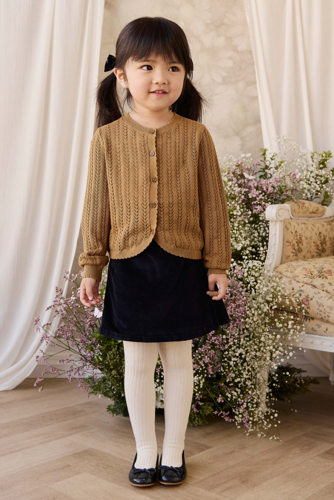 Beatrice Skirt - Navy Childrens Skirt from Jamie Kay NZ