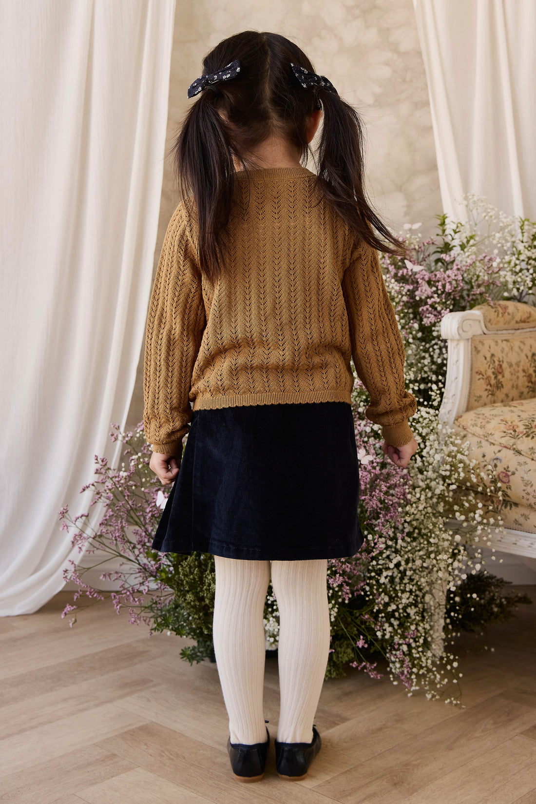 Beatrice Skirt - Navy Childrens Skirt from Jamie Kay NZ