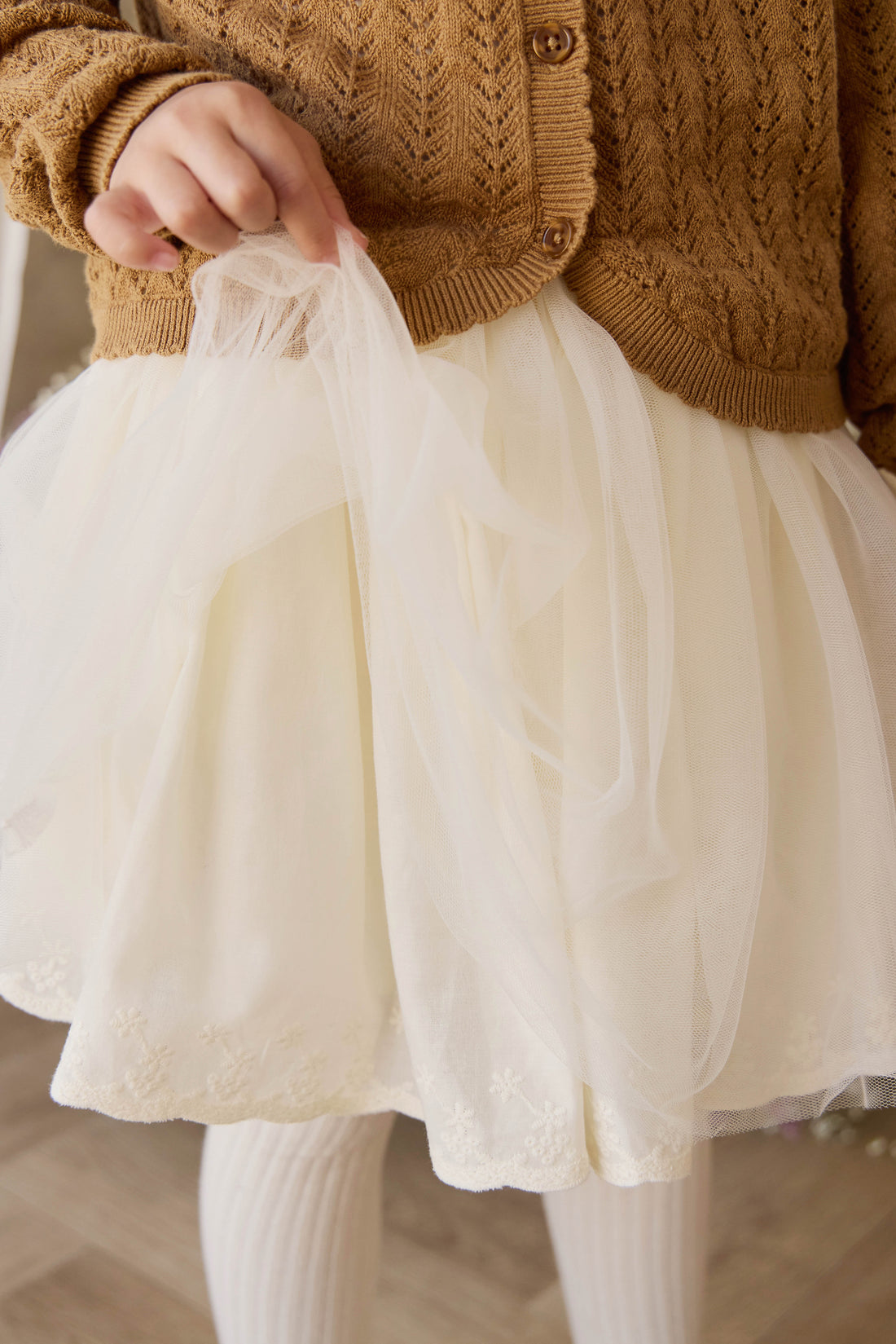 Leonie Skirt - Parchment Childrens Skirt from Jamie Kay NZ