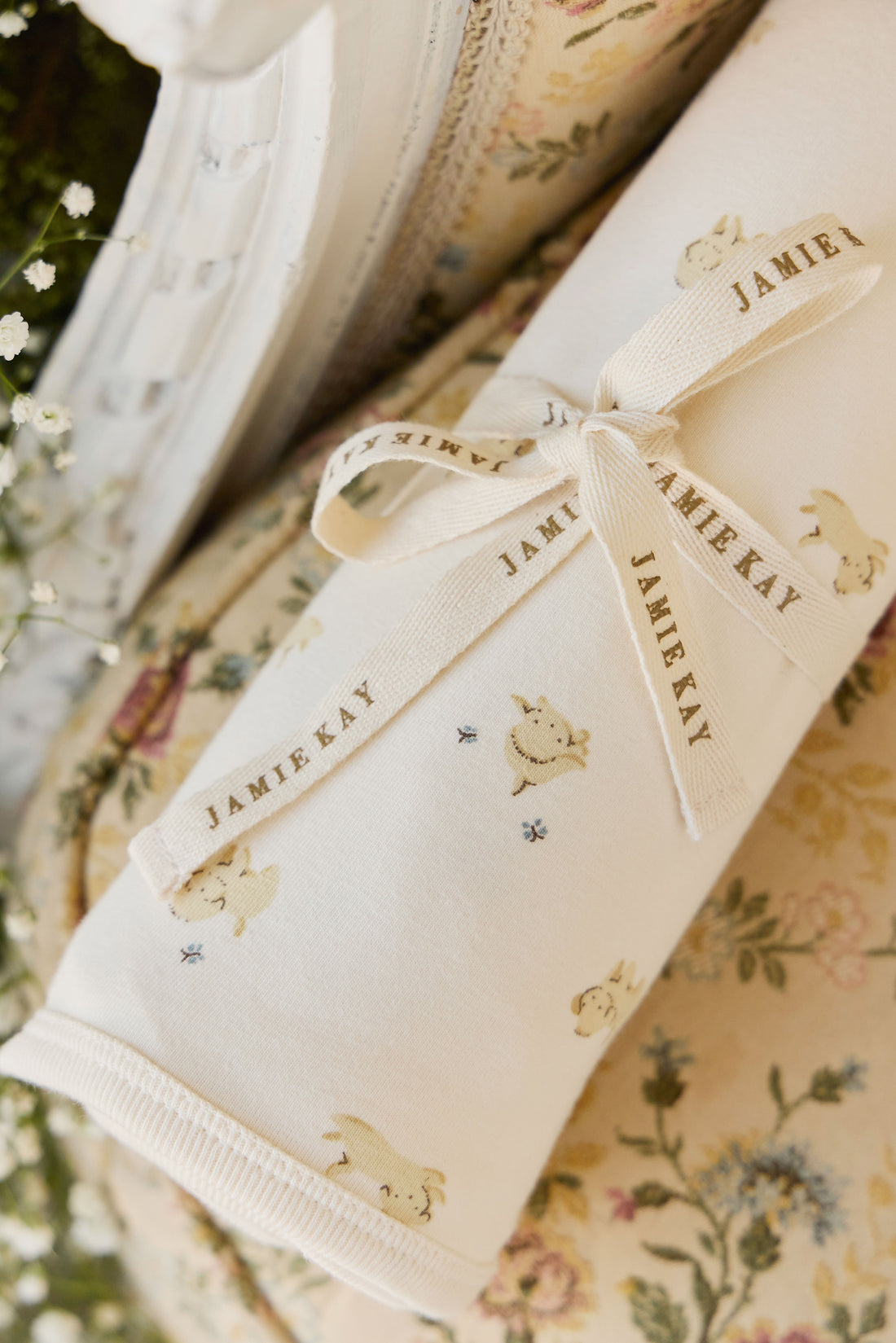 Organic Cotton Murphy Wrap - Playful Honey Childrens Blanket from Jamie Kay NZ
