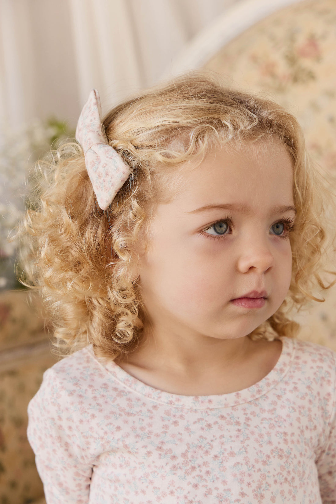 Organic Cotton Desiree Bow - Posy Milk Childrens Bow from Jamie Kay NZ