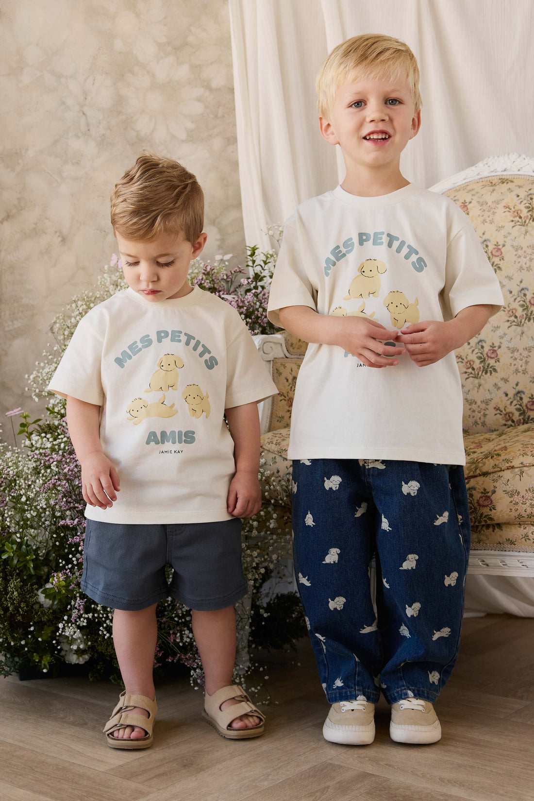 Organic Cotton Bjorn Tee - Pristine Childrens Top from Jamie Kay NZ