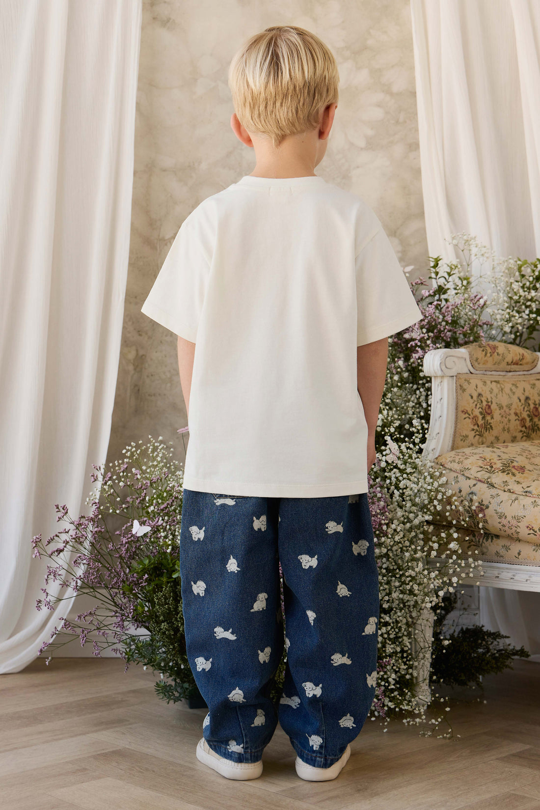 Organic Cotton Bjorn Tee - Pristine Childrens Top from Jamie Kay NZ