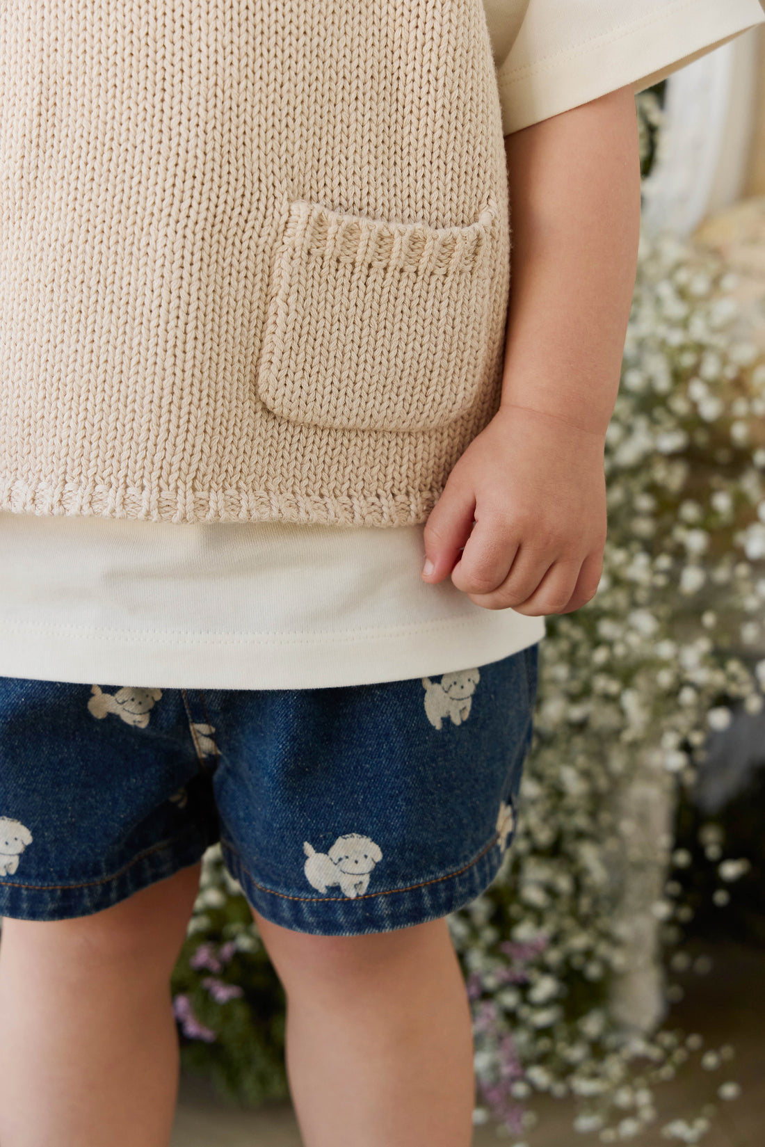 Reid Denim Short - Finnegan Denim Childrens Shorts from Jamie Kay NZ
