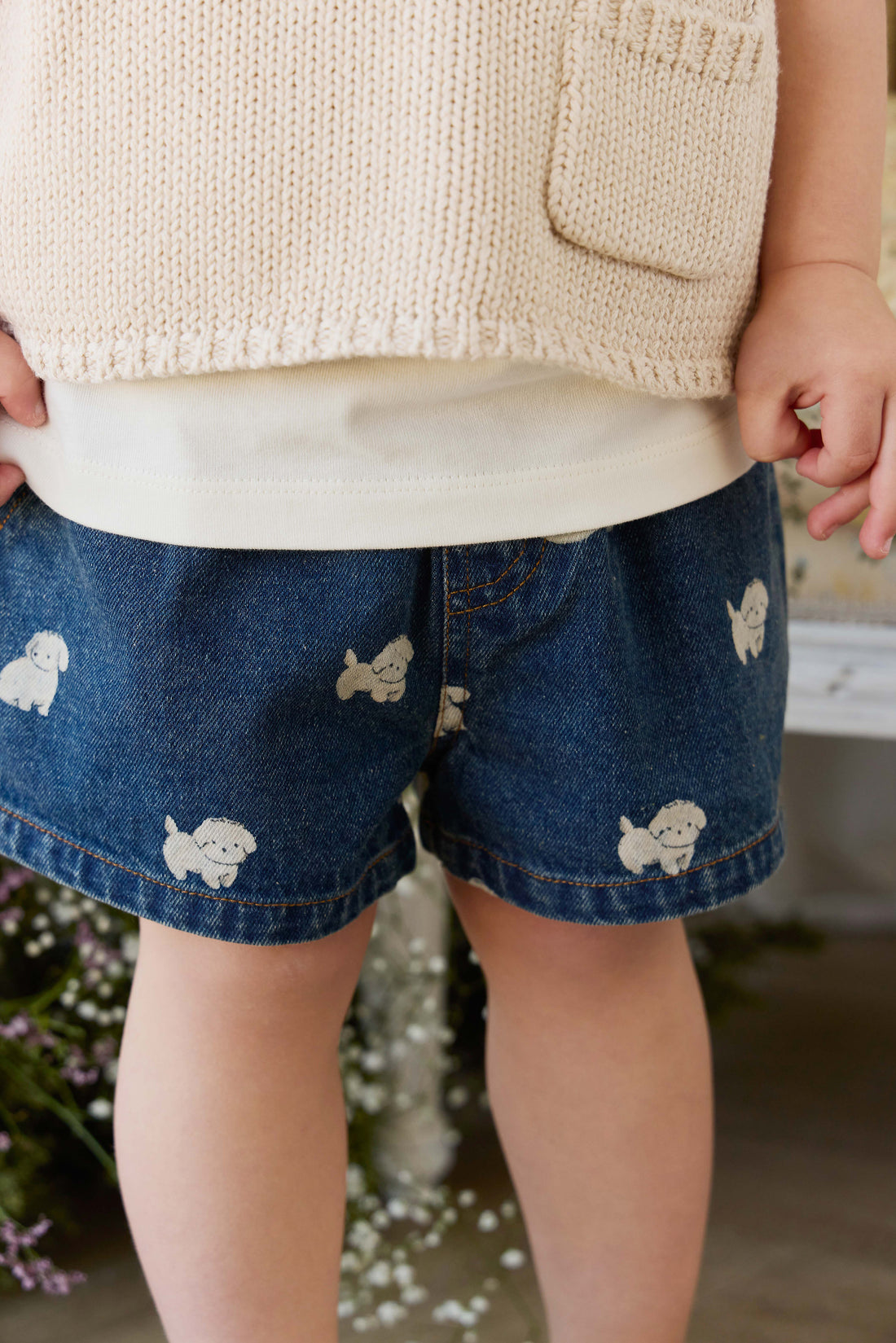 Reid Denim Short - Finnegan Denim Childrens Shorts from Jamie Kay NZ