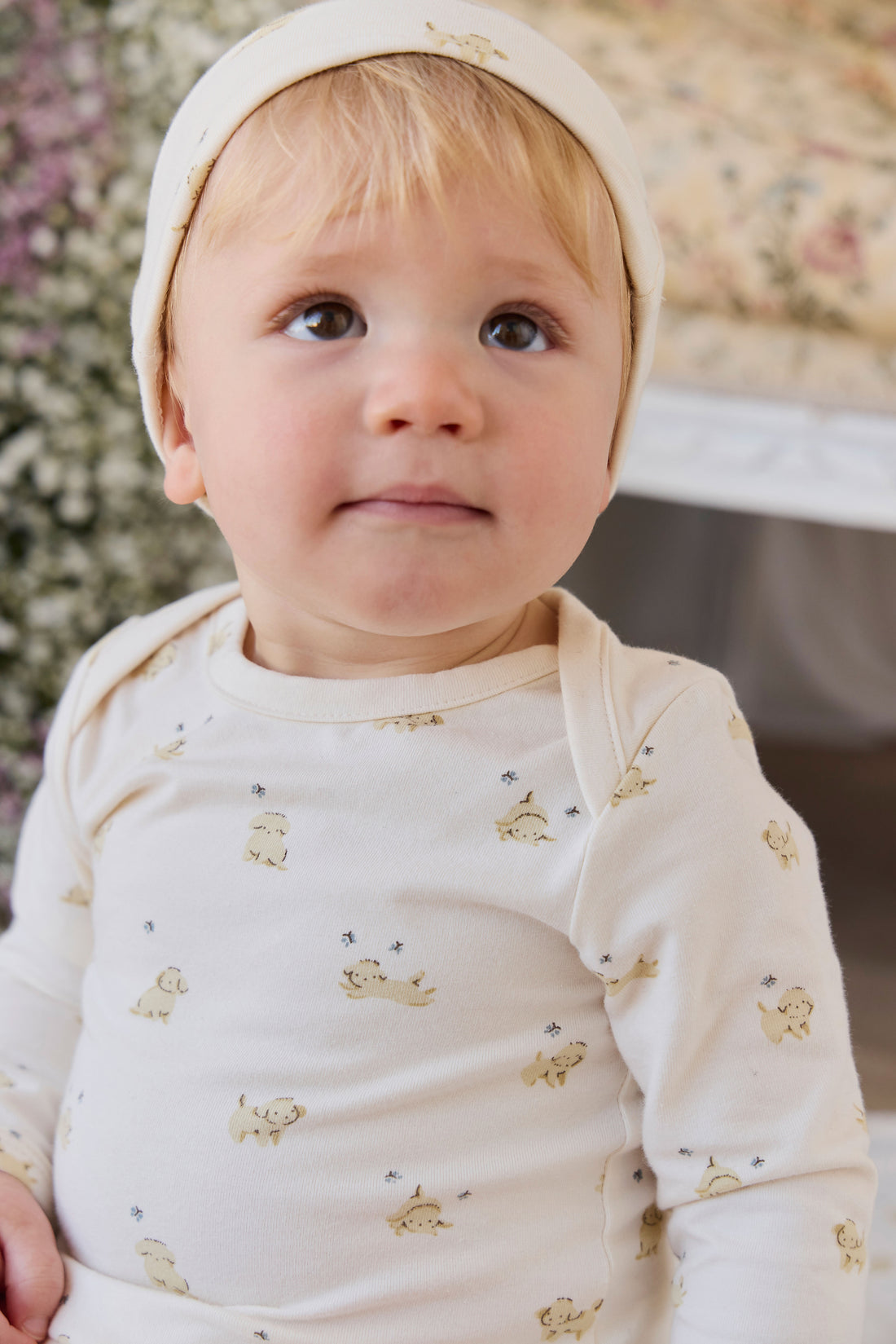 Organic Cotton Cassius Long Sleeve Bodysuit - Playful Honey Childrens Bodysuit from Jamie Kay NZ