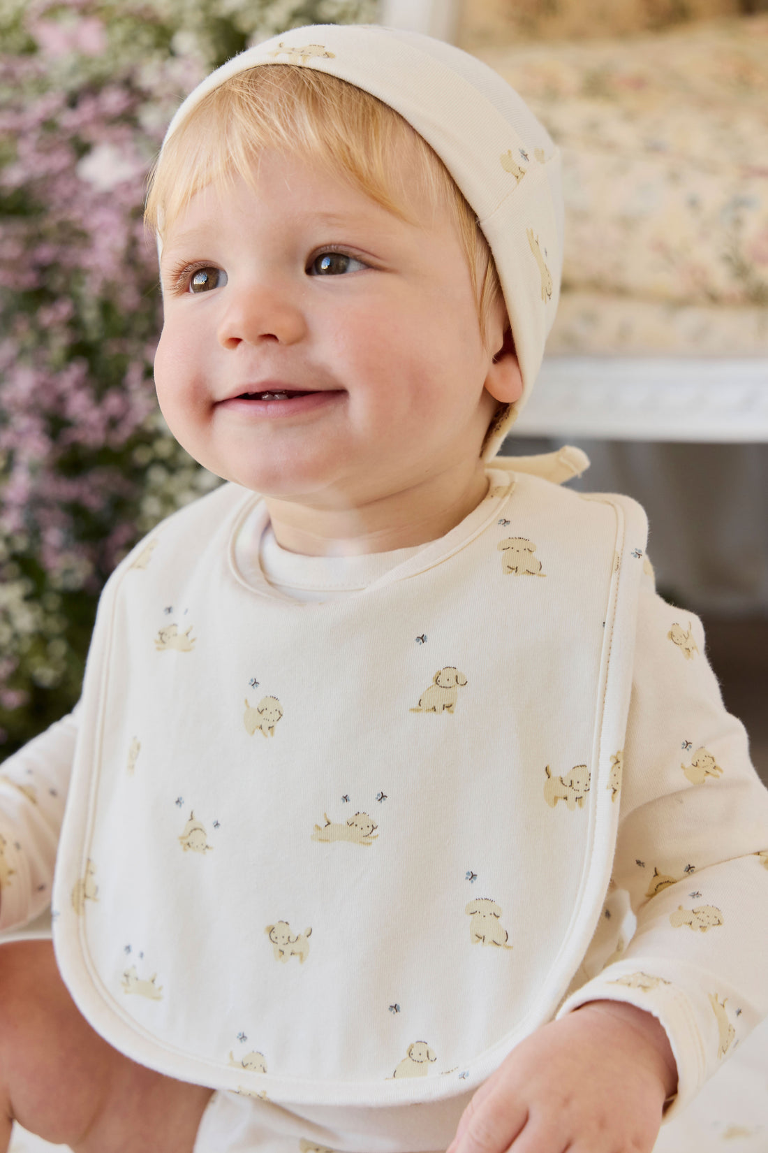 Organic Cotton Bib - Playful Honey Childrens Bib from Jamie Kay NZ