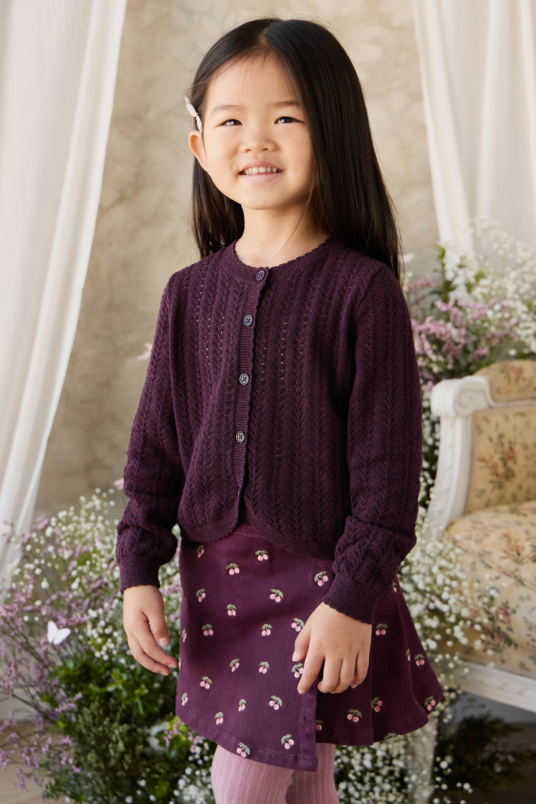 Beatrice Skirt - Cherry Fig Childrens Skirt from Jamie Kay NZ