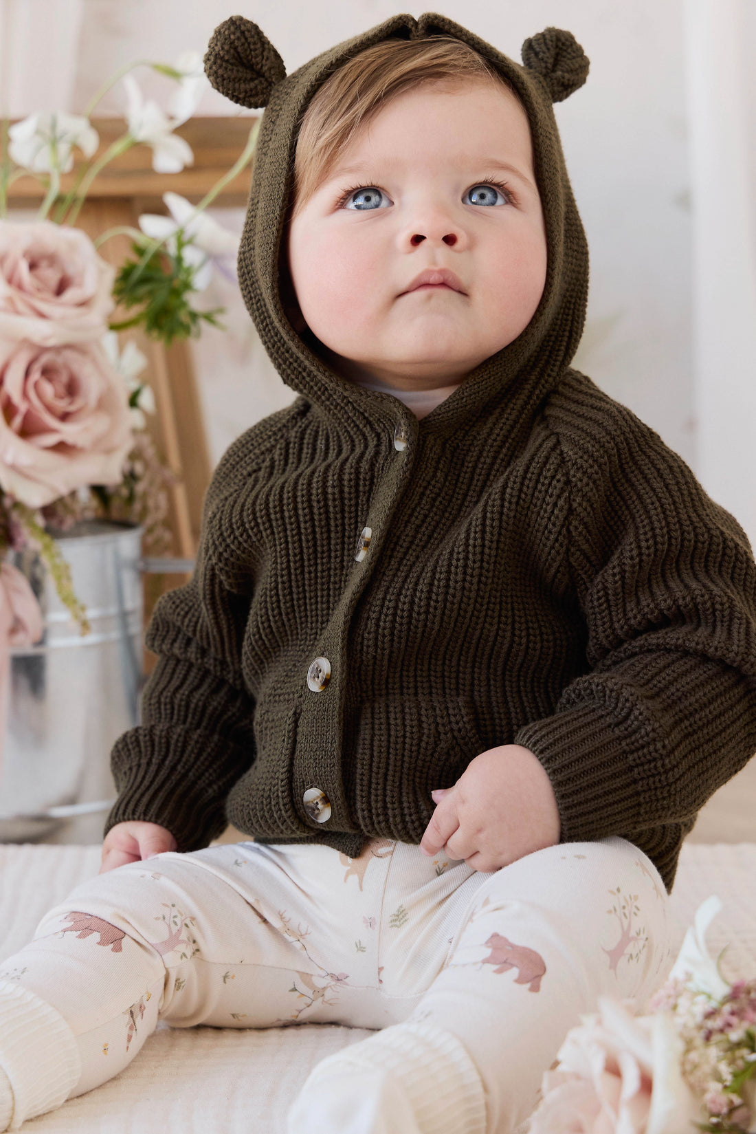 Organic Cotton Everyday Legging - Party Animals Childrens Legging from Jamie Kay NZ