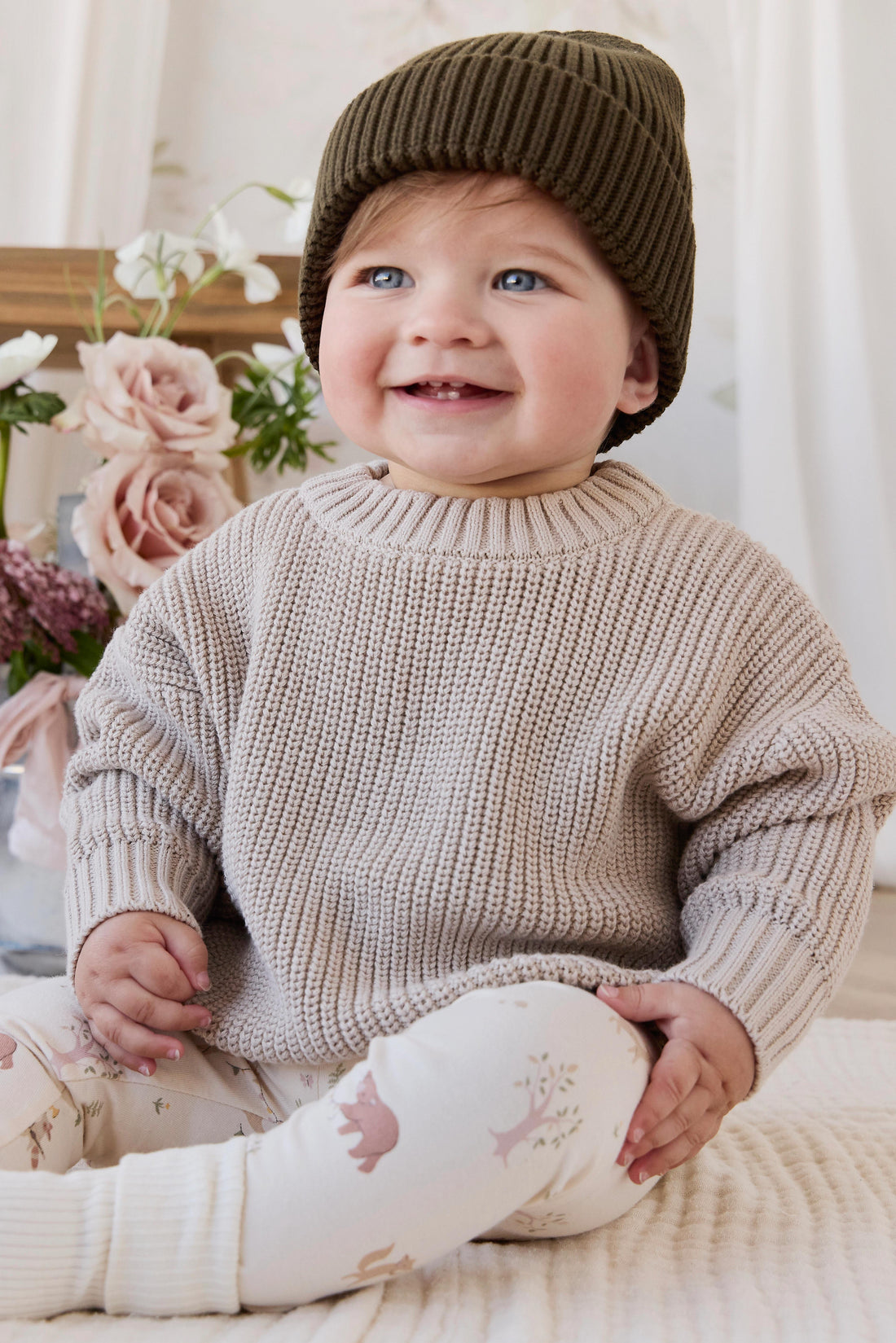 Organic Cotton Everyday Legging - Party Animals Childrens Legging from Jamie Kay NZ