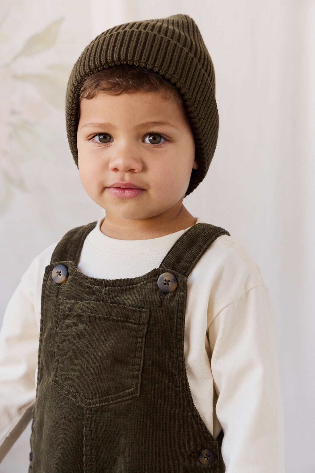 Walton Overall - Deep Olive Childrens Overall from Jamie Kay NZ