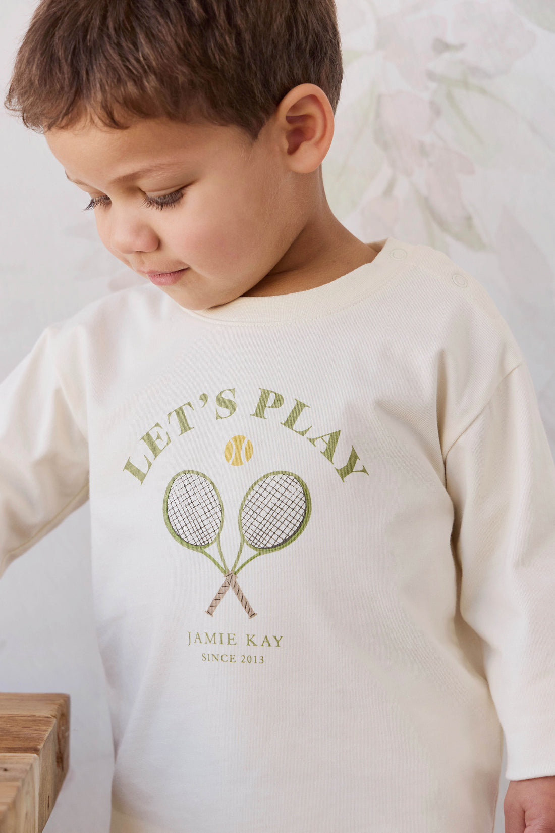 Organic Cotton Marshall Long Sleeve Top - Lets Play Tofu Childrens Top from Jamie Kay NZ