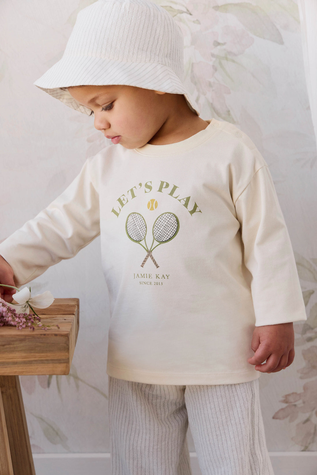Organic Cotton Marshall Long Sleeve Top - Lets Play Tofu Childrens Top from Jamie Kay NZ