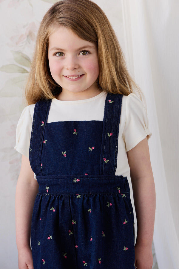 Pima Cotton Kaianna Top - Parchment Childrens Top from Jamie Kay NZ
