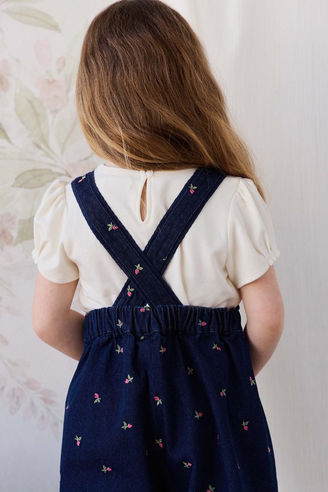 Dovie Overall - Rosebud Denim Childrens Overall from Jamie Kay NZ