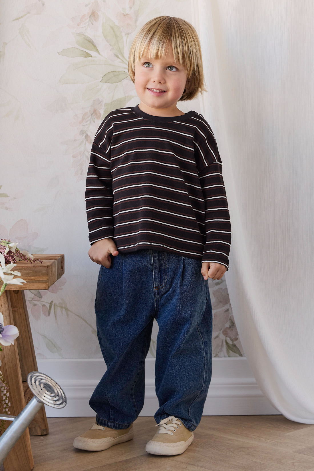 Penn Denim Pant - Classic Wash Denim Childrens from Jamie Kay NZ