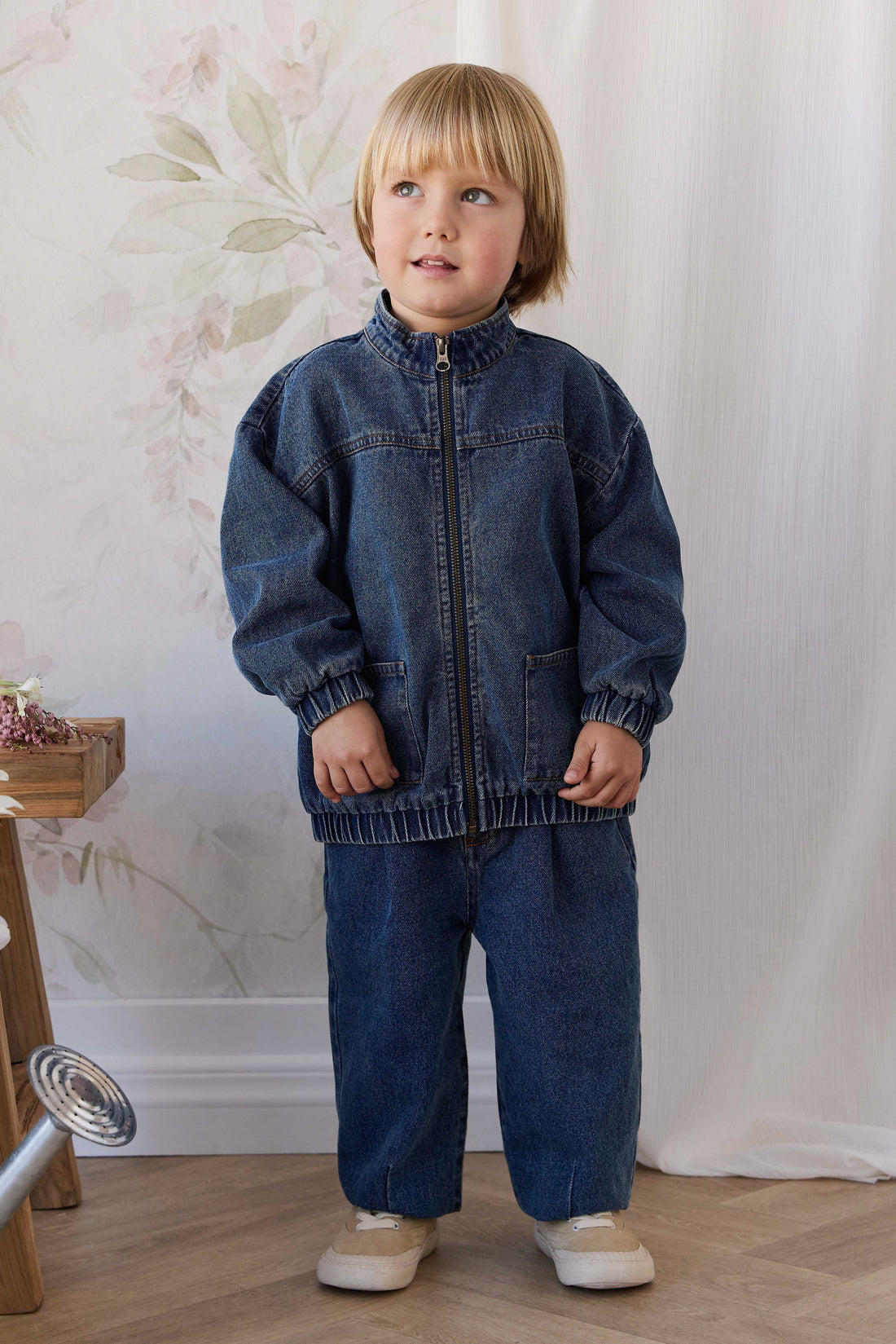 Penn Denim Pant - Classic Wash Denim Childrens from Jamie Kay NZ