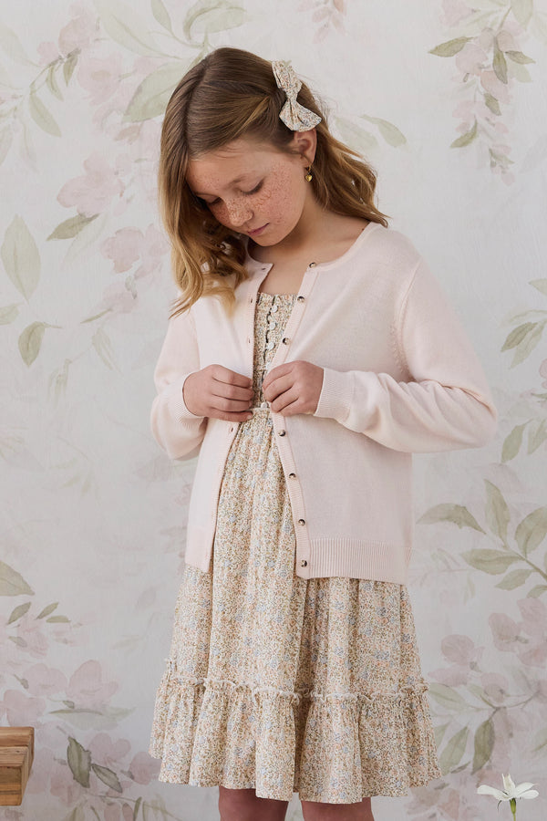 Merino Camille Cardigan - White Rabbit Childrens Cardigan from Jamie Kay NZ