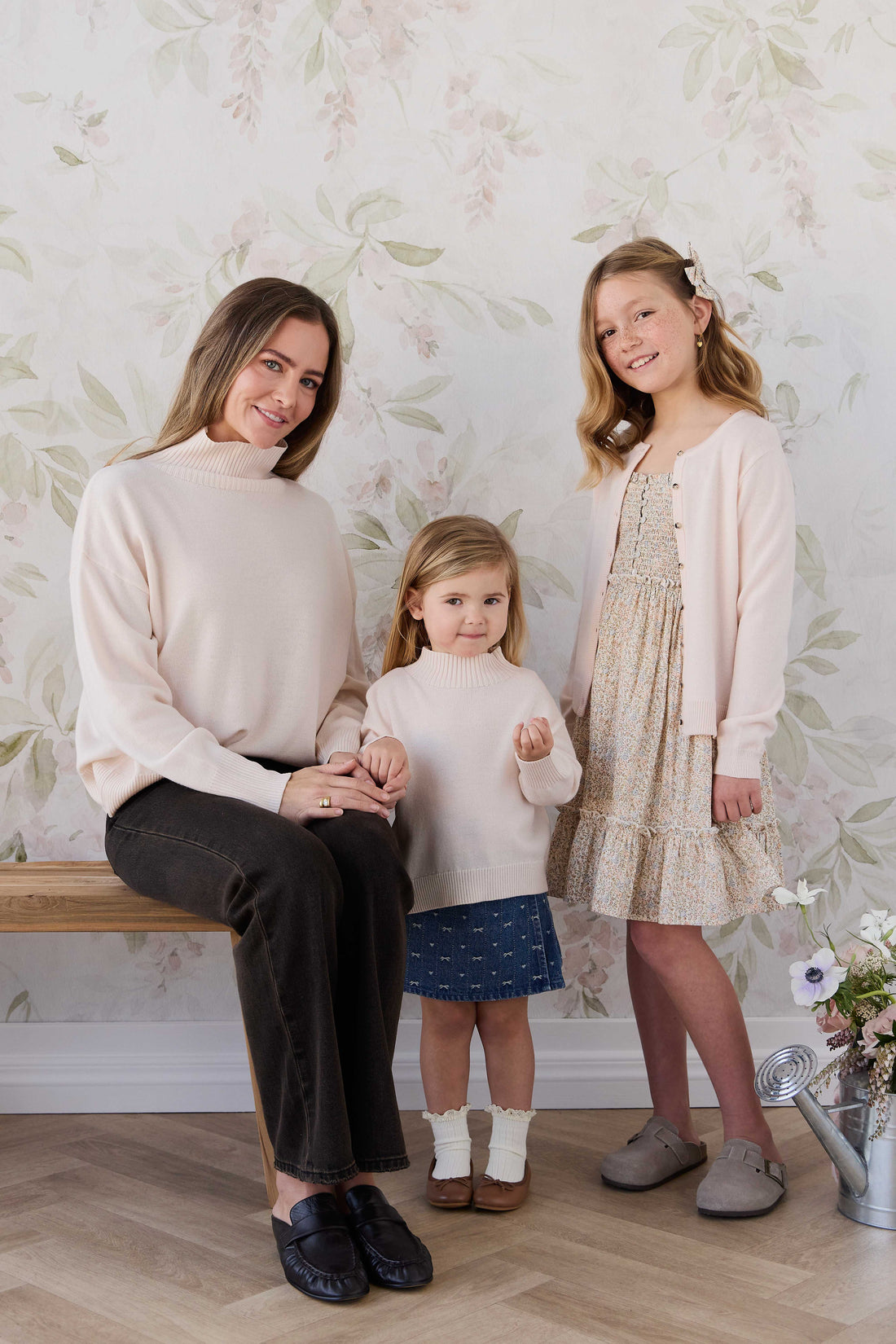 Merino Camille Cardigan - White Rabbit Childrens Cardigan from Jamie Kay NZ