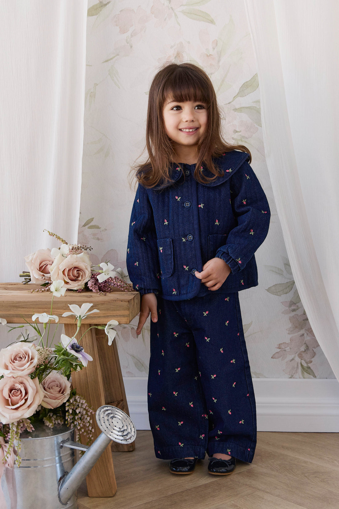 Gracen Jacket - Rosebud Denim Childrens Jacket from Jamie Kay NZ