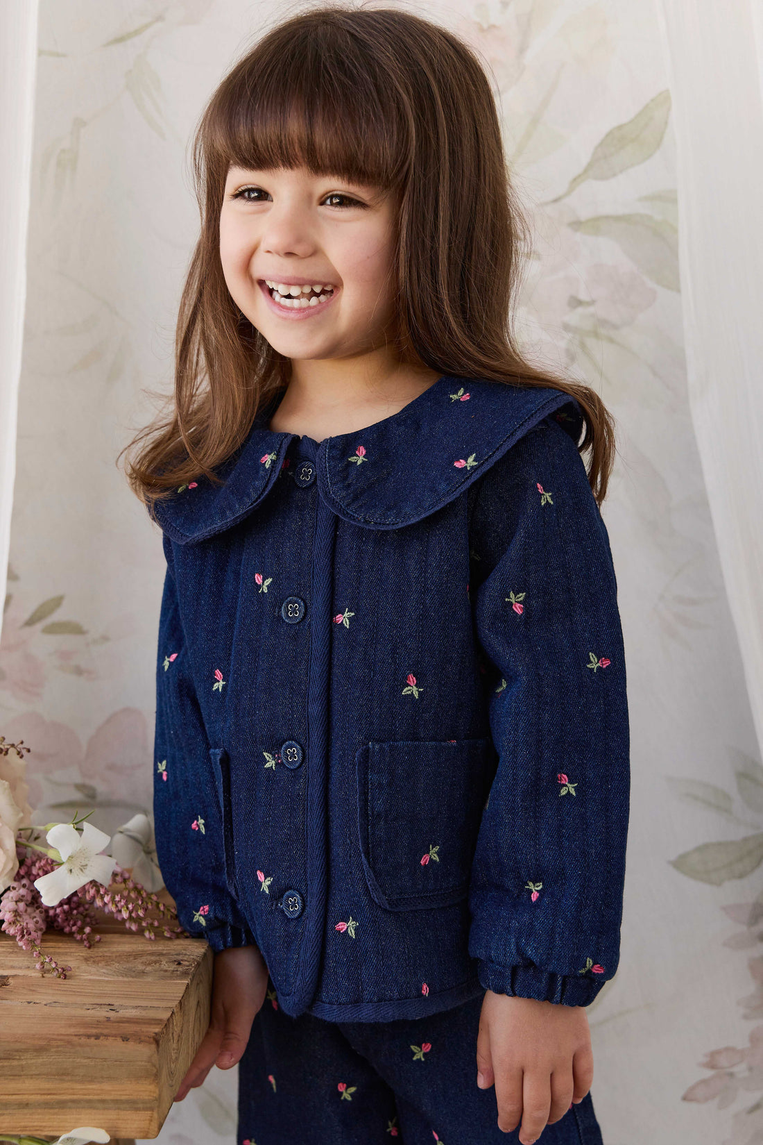 Gracen Jacket - Rosebud Denim Childrens Jacket from Jamie Kay NZ