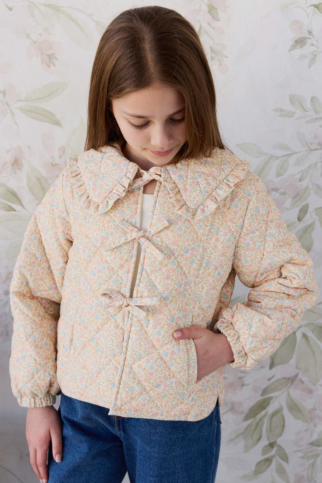 Hartlen Jacket - Tully Peach Childrens Jacket from Jamie Kay NZ